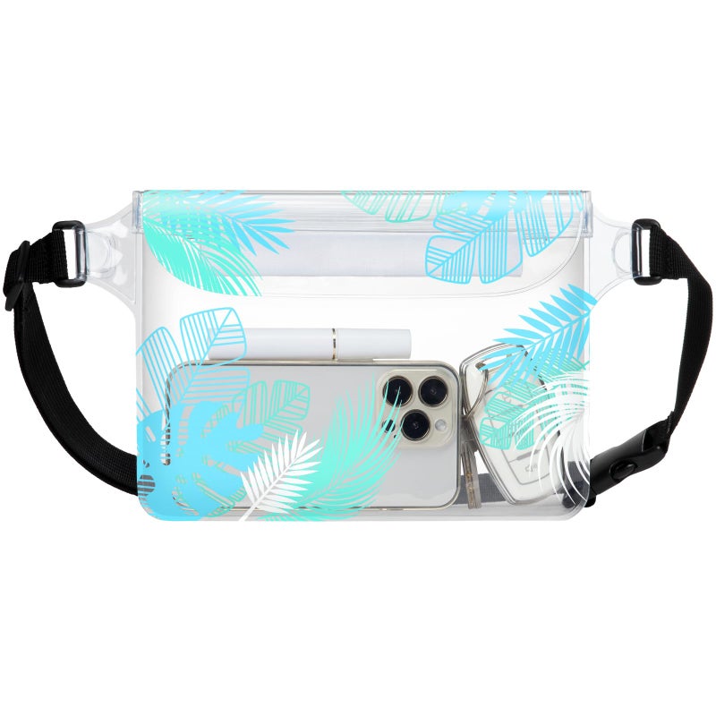 F-color Waterproof Fanny Pack - Waterproof Phone Pouch with Waist Strap - Cruise Essentials 2025 Must Haves Waterproof Pouch Dry Bag Keep Phone Valuables Safe for Beach Kayaking Boating Fishing - Image 1